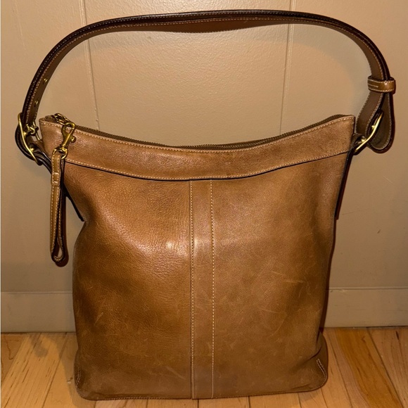 Vintage Authentic Coach Legacy H2S-9325 Brown Leather Crossbody Shoulder Bag - Picture 1 of 7